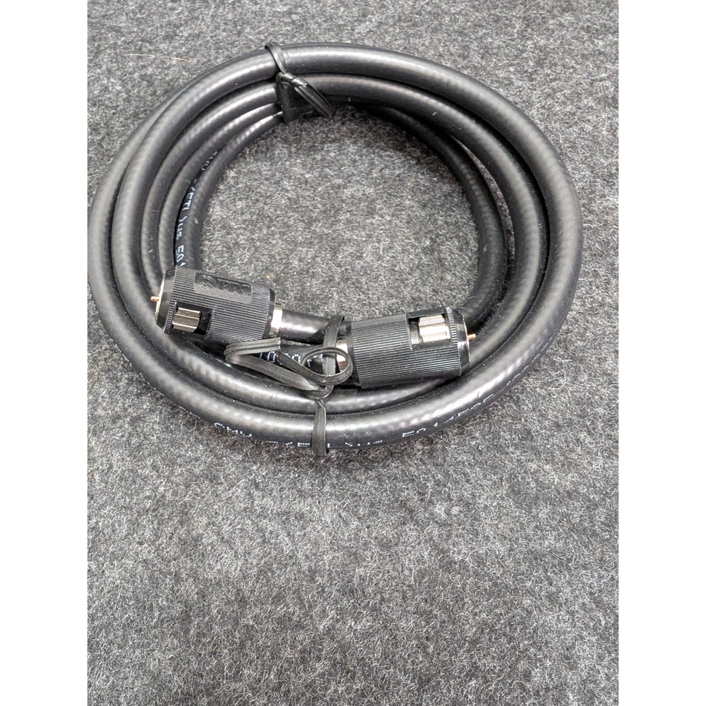 NEW PPC Perfect Flex 6 Series 18 AWG Coaxial Cable 8 Feet Black CATV CMX Coax
